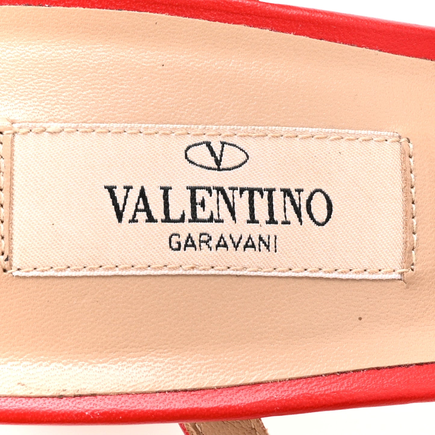 Calfskin Nappa Rockstud 60mm Caged Slide Sandals 41 Rosso Valentino