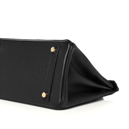 Hermes Togo Birkin 25 Black 8 of 35