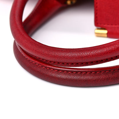 Saint Laurent Sheepskin Medium Cabas ChYc Red 16 of 19