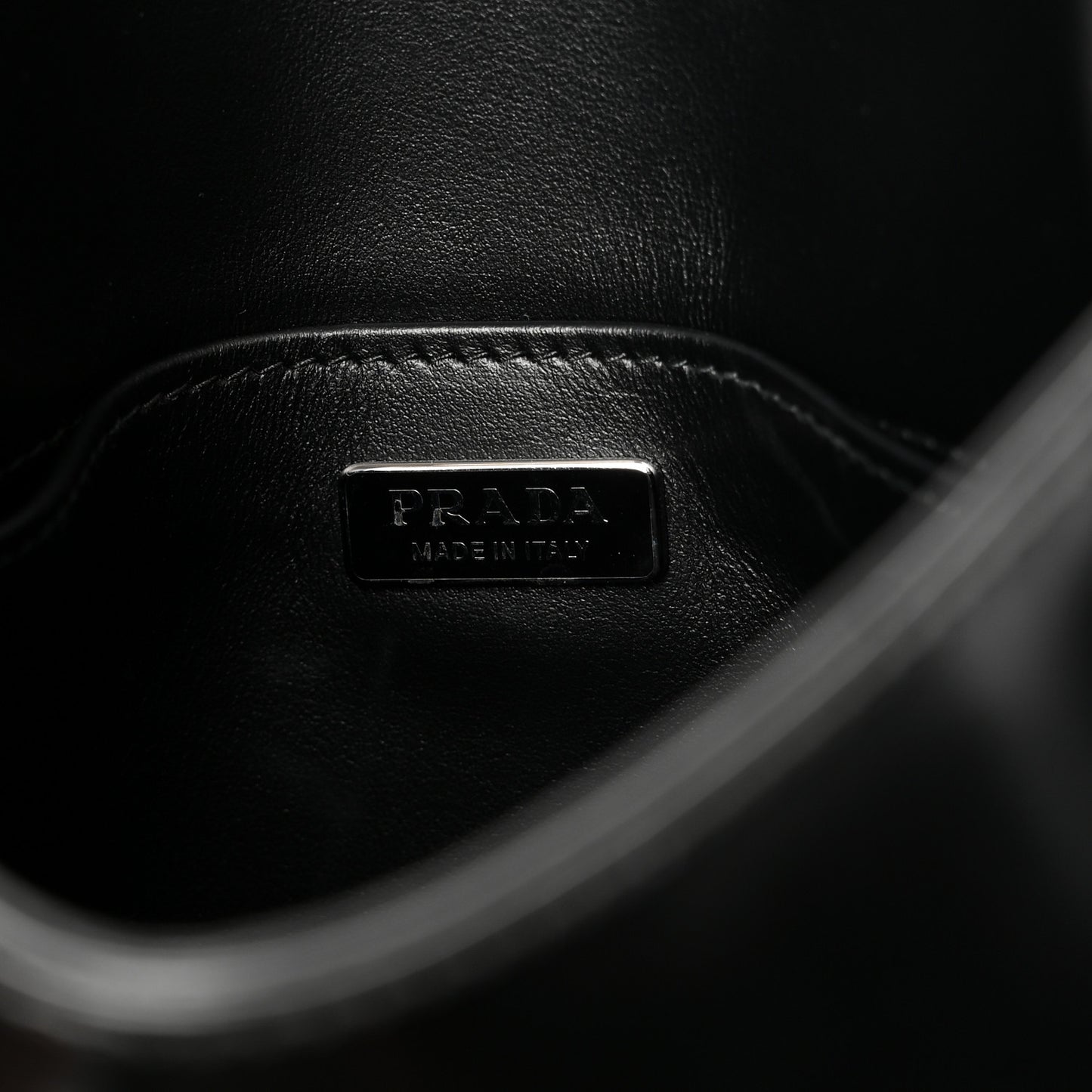 Spazzolato Cleo Flap Shoulder Bag Black