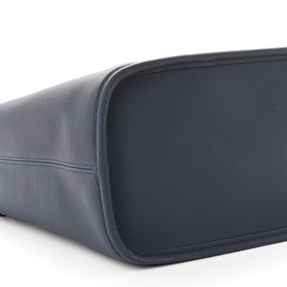 Louis Vuitton Monogram Calfskin Neo Neverfull Inside Out MM Navy 16 of 18
