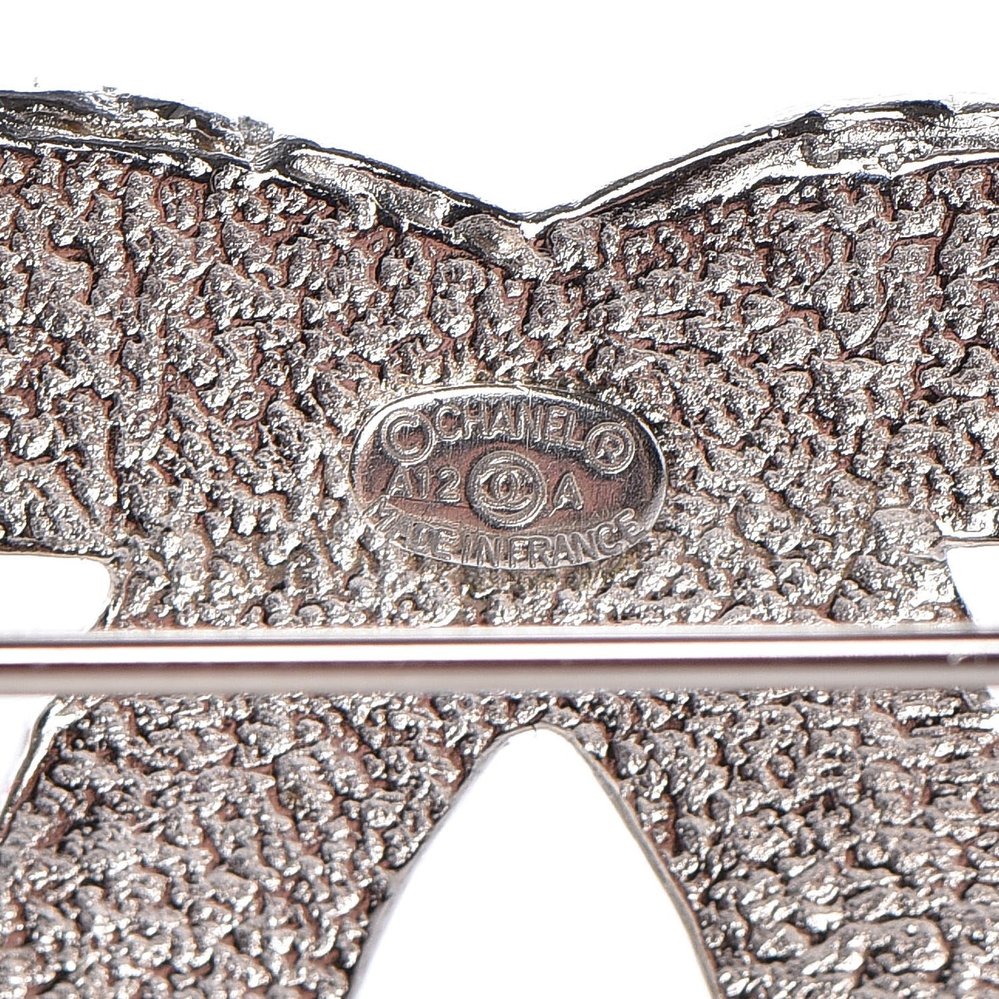 Crystal CC Brooch Silver