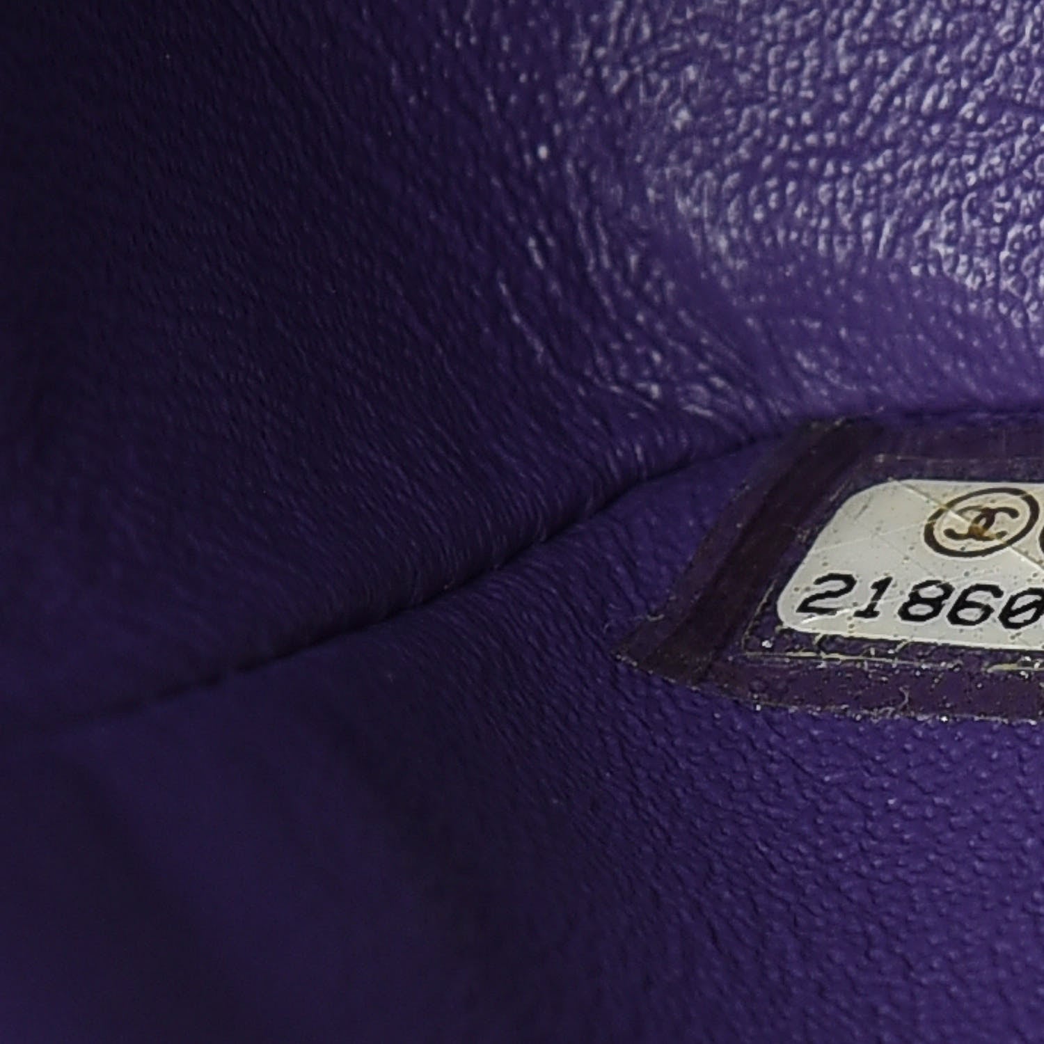 Chanel Lambskin Quilted Mini Rectangular Flap Purple 9 of 9
