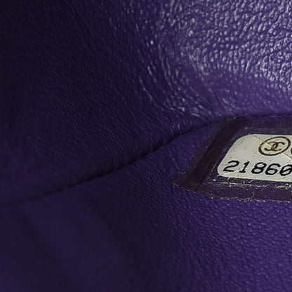 Chanel Lambskin Quilted Mini Rectangular Flap Purple 9 of 9