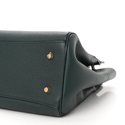Mulberry Heavy Grain Belted Bayswater Tote Mulberry Green 9 of 10