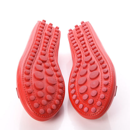 Louis Vuitton Calfskin Oxford Ballerina Flats 37.5 Rouge 5 of 9