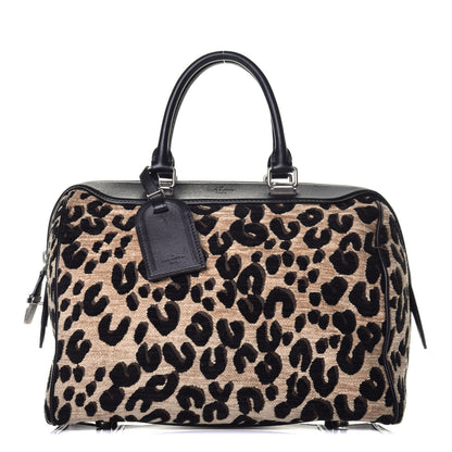 Louis Vuitton Jacquard Velvet Leopard Print Stephen Sprouse Speedy 1 of 9