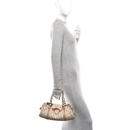 Christian Dior Monogram Romantique Trotter Shoulder Bag Beige 2 of 15