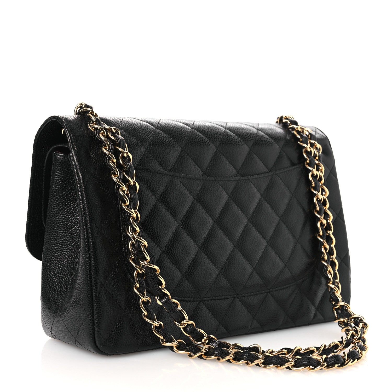 Chanel Caviar Quilted Jumbo Double Flap Black 5 of 27