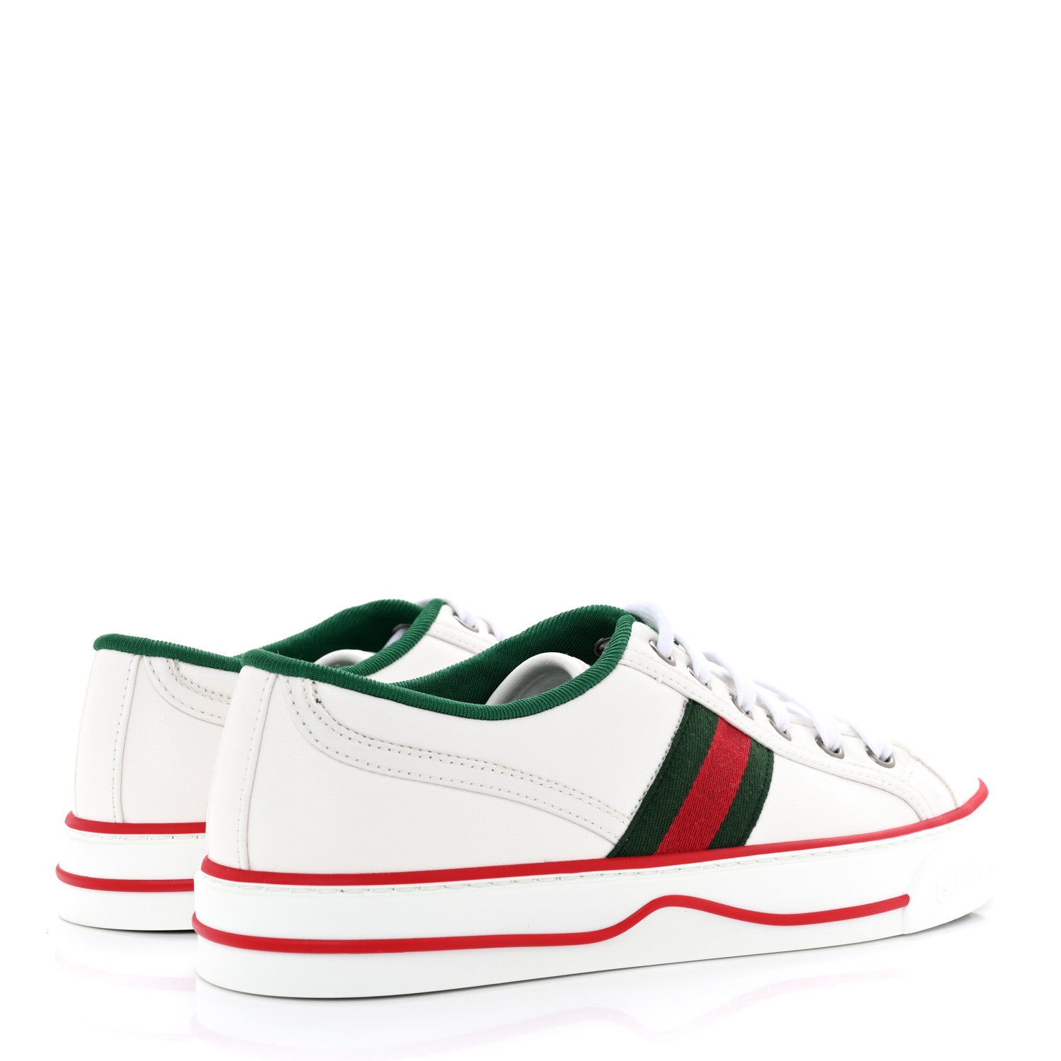 Gucci Jacquard Mini GG Monogram Web Womens 1977 Tennis Sneakers 38 White 4 of 8