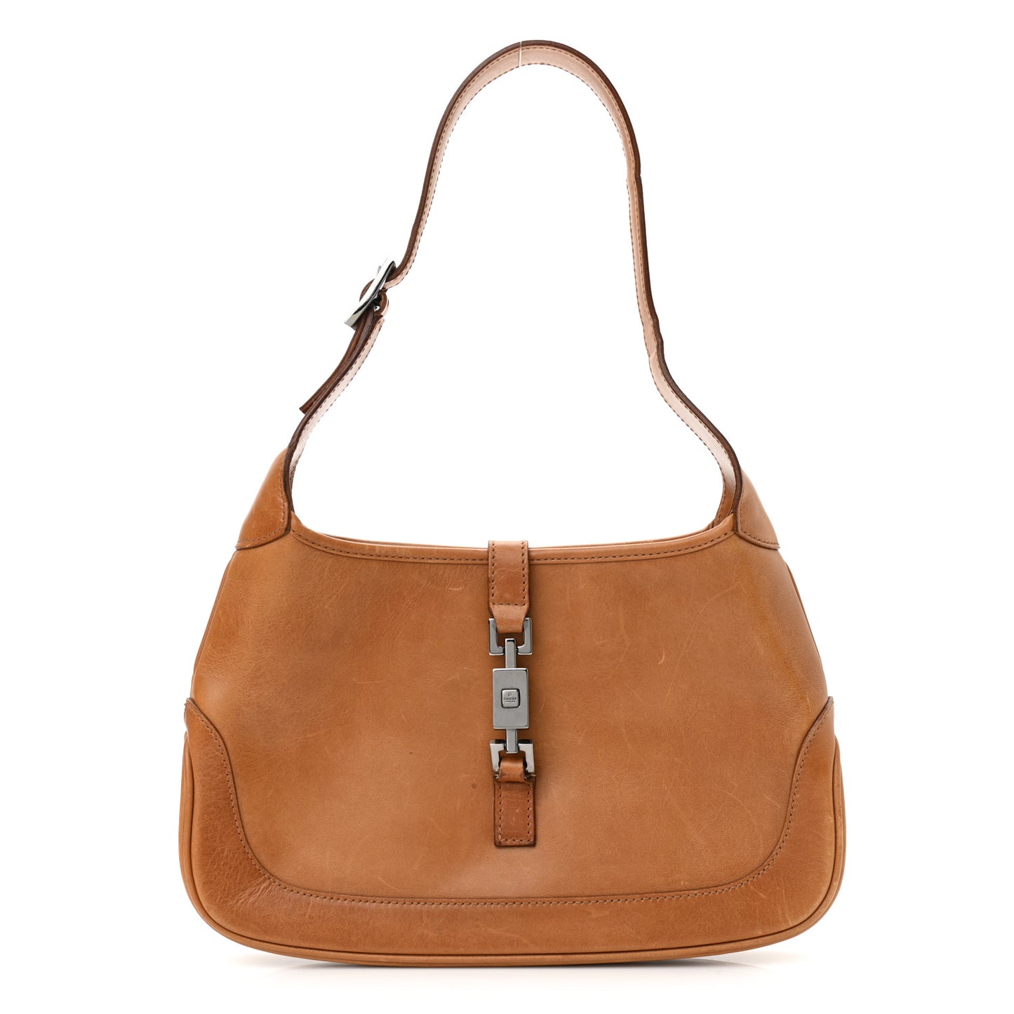 Calfskin Small Jackie O Hobo Brown