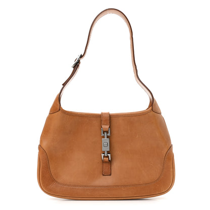 Gucci Calfskin Small Jackie O Hobo Brown 1 of 12