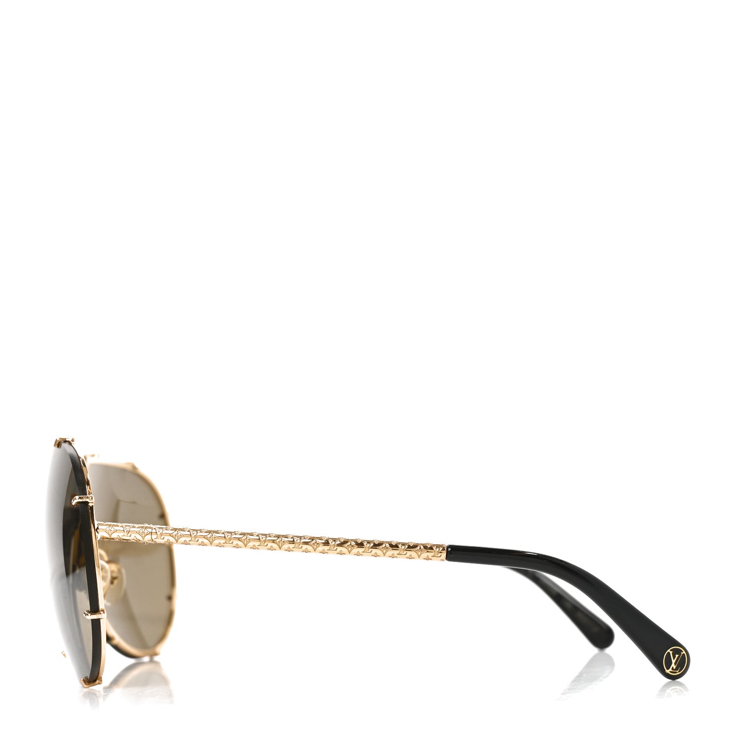 Metal LV Drive Sunglasses Z0897W Black Gold