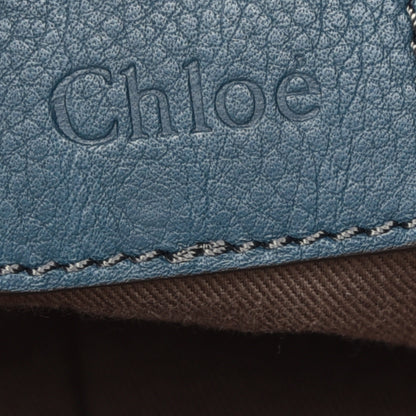 Chloe Calfskin Large Marcie Hobo Teal 6 of 9