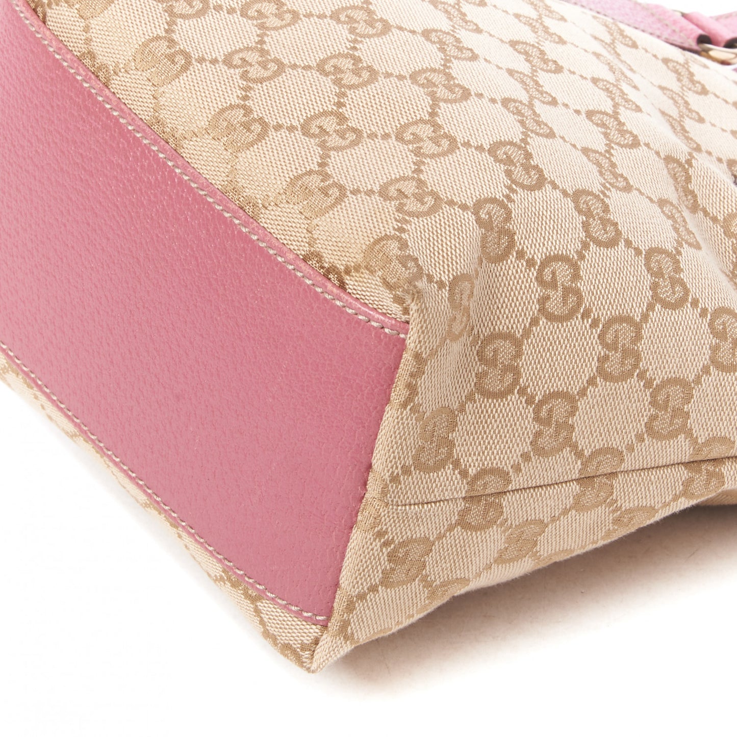 Monogram Small Charmy Tote Pink