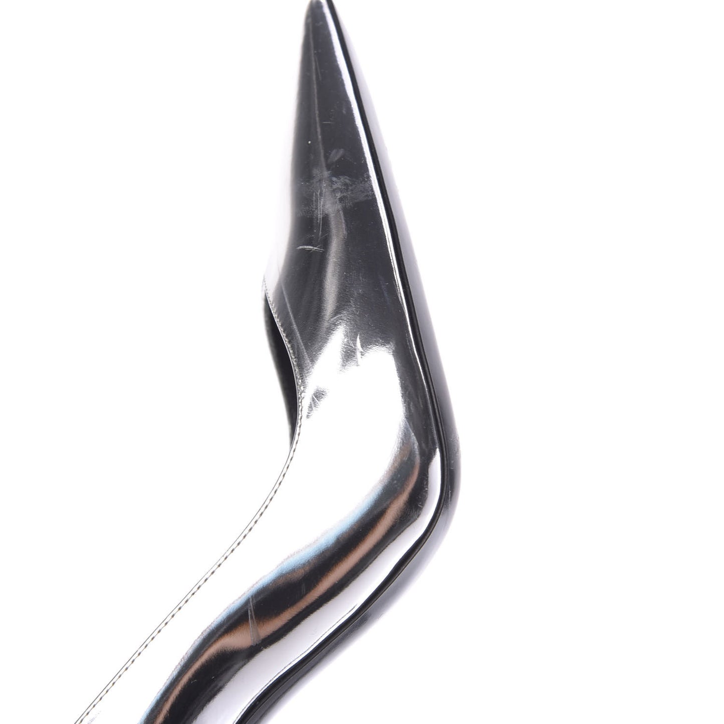 Calfskin Kiki 100 Pumps 37 Silver