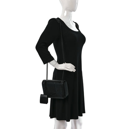 Prada Nappa Impunture Small Diagramme Crossbody Bag Black 2 of 12