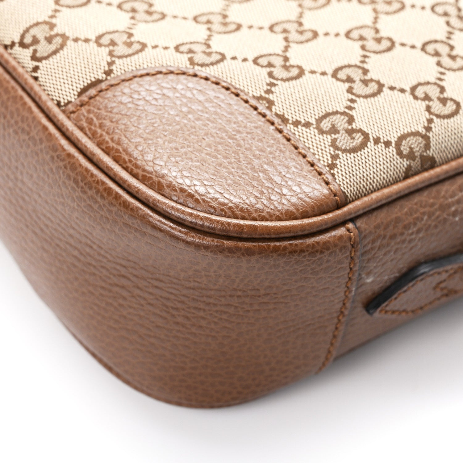 Gucci Monogram Mini Bree Messenger Bag Beige Tabacco 12 of 15
