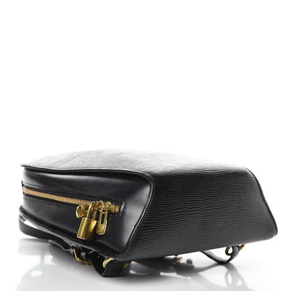 Louis Vuitton Epi Mabillon Backpack Black 4 of 12