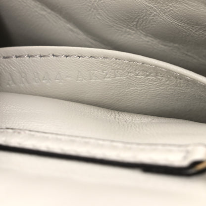 Fendi Nappa FF Embossed Line Print Nano Baguette Charm White Multicolor 7 of 12