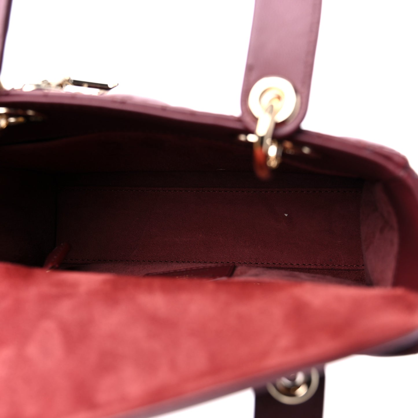 Lambskin Cannage Small My ABCDior Lady Dior Plum