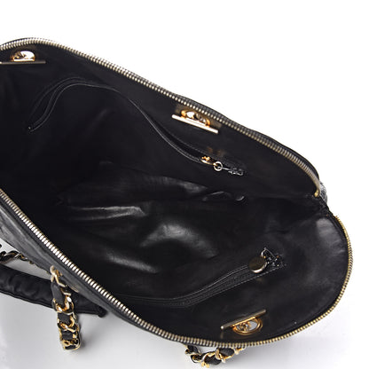 Chanel Calfskin Quilted Shoulder Bag Black 5 of 10