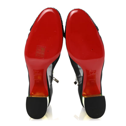 Christian Louboutin Mesh Checkypoint 55 Booties 39 Black 6 of 9