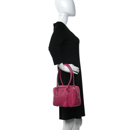 Prada Saffiano Bauletto Peonia 2 of 8
