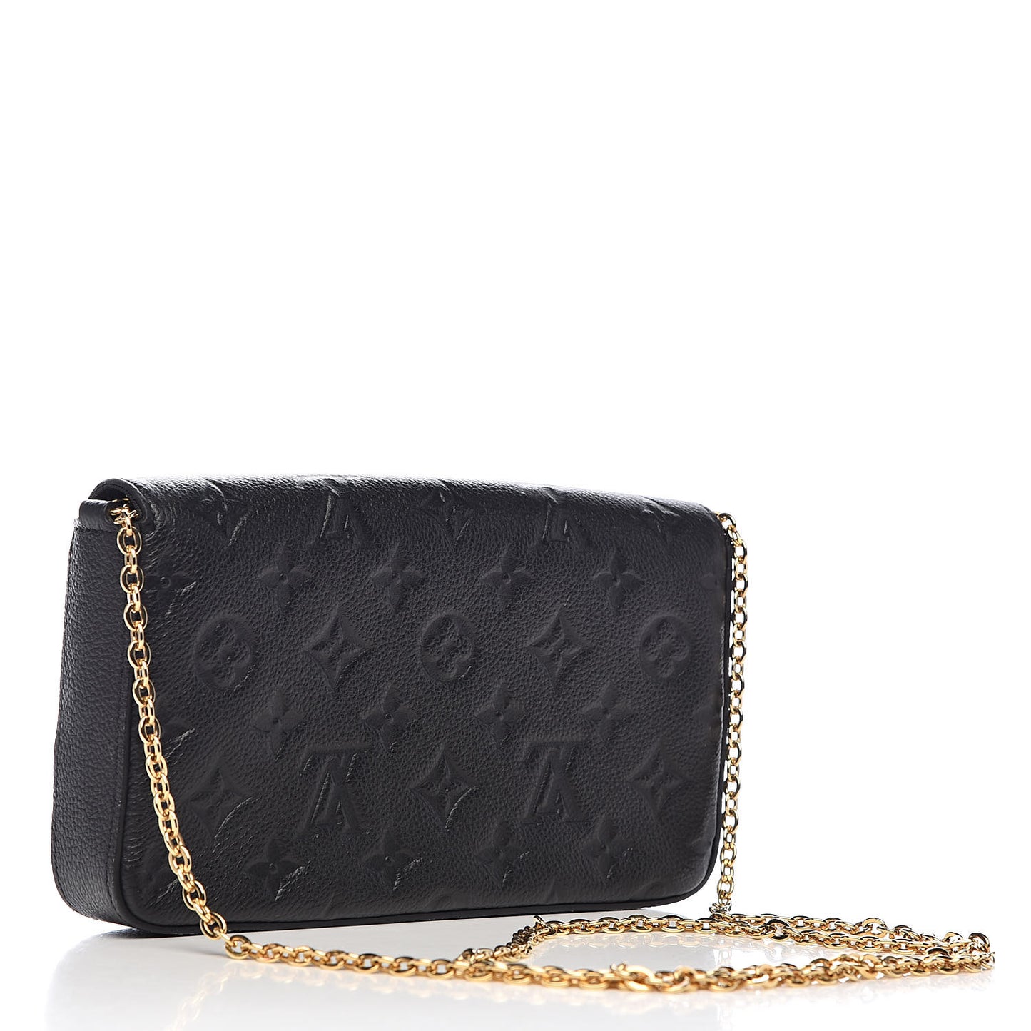 Empreinte Pochette Felicie Chain Wallet Black
