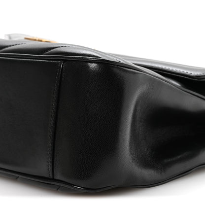 Saint Laurent Lambskin Chevron Quilted Large Loulou Black 11 of 11