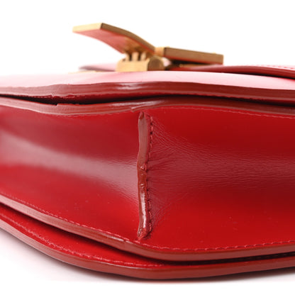 Celine Box Calfskin Medium Classic Box Flap Bag Red 11 of 11