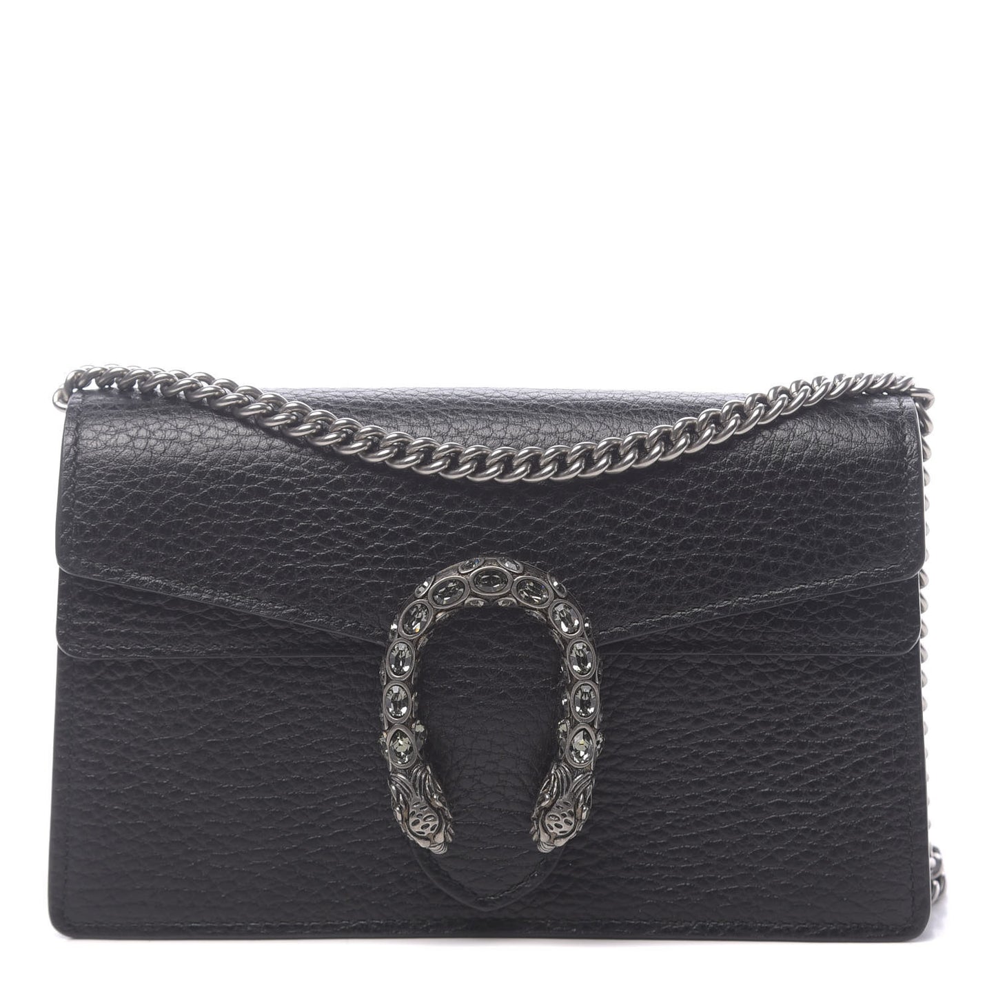 Calfskin Super Mini Dionysus Shoulder Bag Black