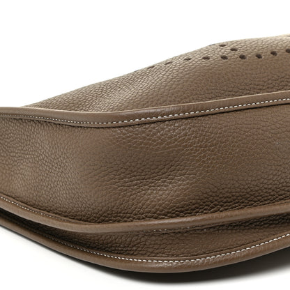 Hermes Taurillon Clemence Evelyne III PM Etoupe 8 of 11