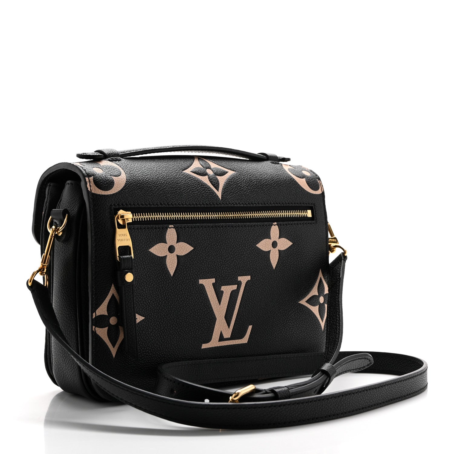 Louis Vuitton Empreinte Monogram Giant Pochette Metis Black Beige 3 of 12