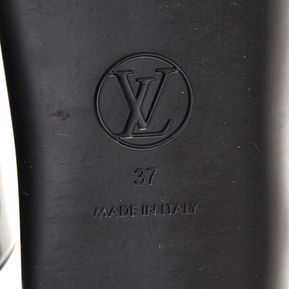 Louis Vuitton Monogram Sunbath Flat Mule Sandals 37 Black 11 of 12