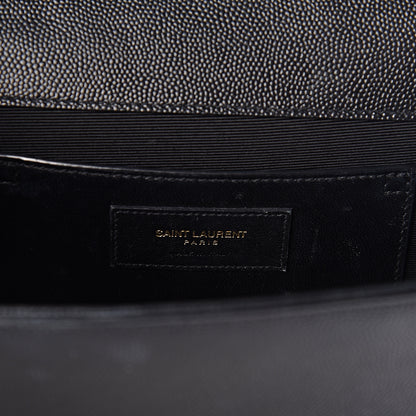 Saint Laurent Grain De Poudre Medium Classic Monogram Kate Satchel Black 6 of 11