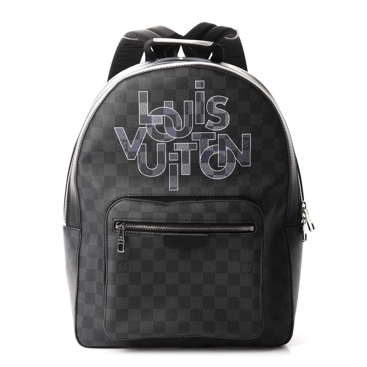 Damier Graphite Logo Josh Backpack Grey