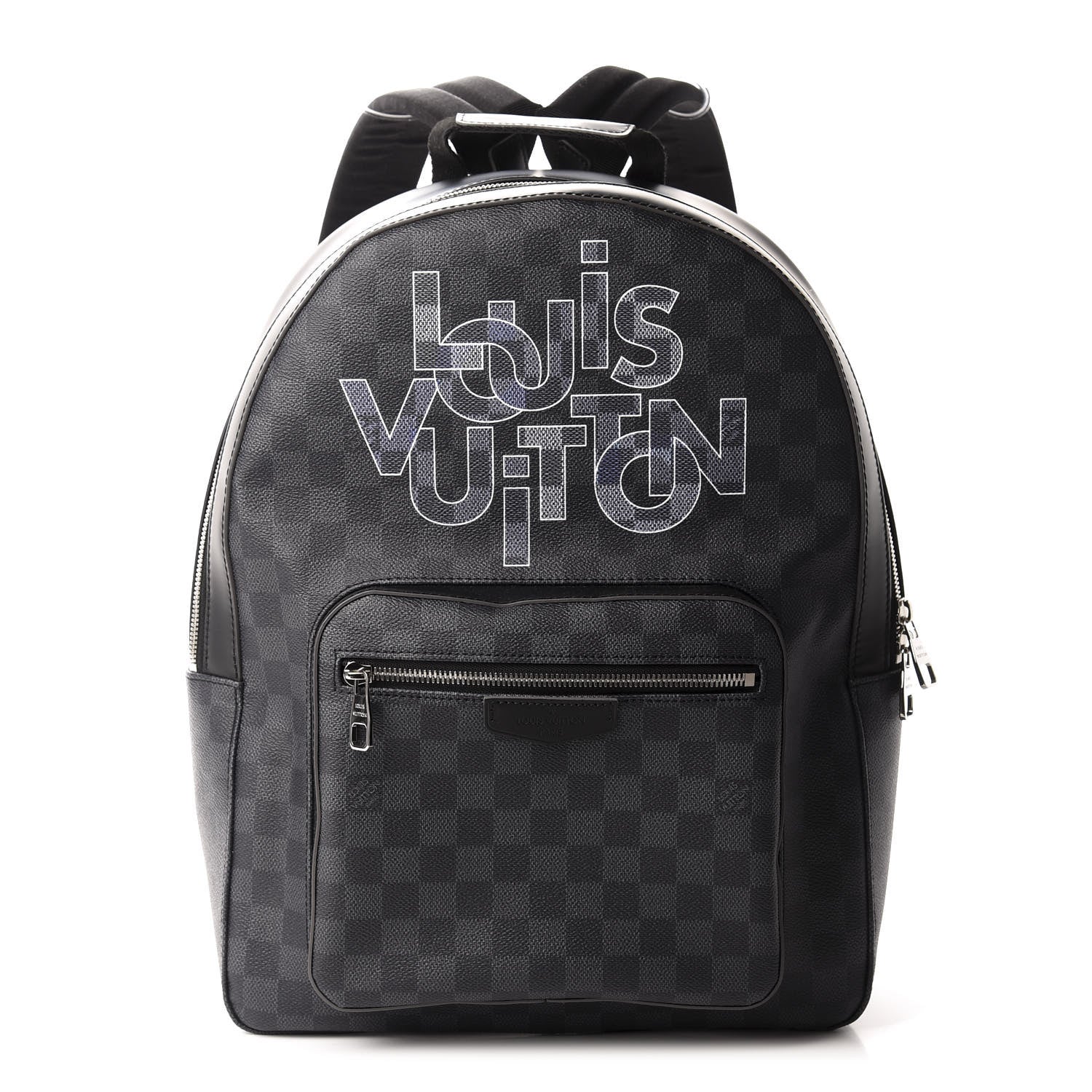 Louis Vuitton Damier Graphite Logo Josh Backpack Grey 1 of 8