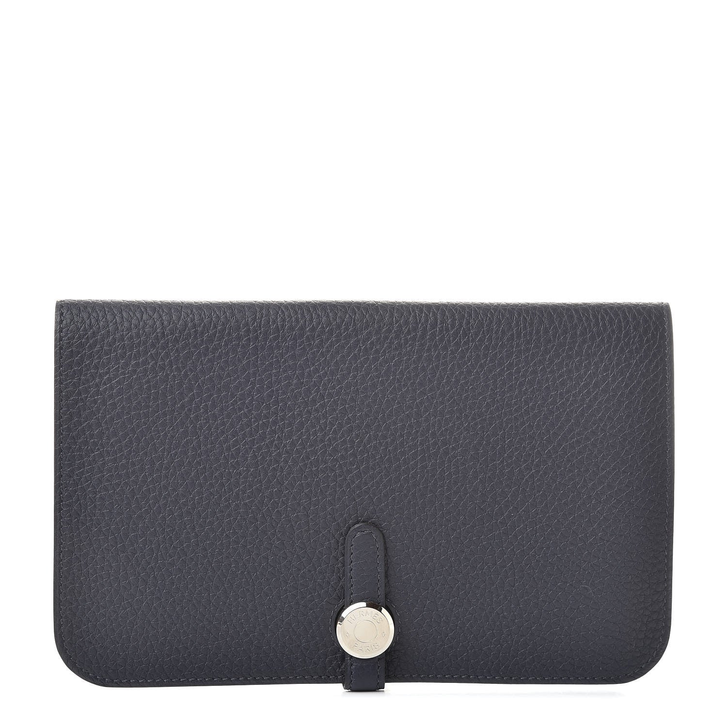 Hermes Togo Dogon Duo Wallet Bleu Nuit 1 of 11
