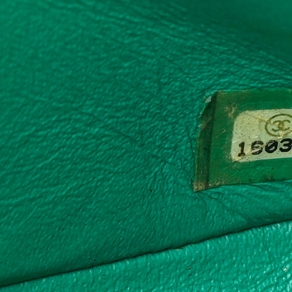Chanel Lambskin Quilted Mini Rectangular Flap Green 6 of 10