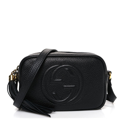 Gucci Pebbled Calfskin Mini Soho Disco Bag Black 1 of 10