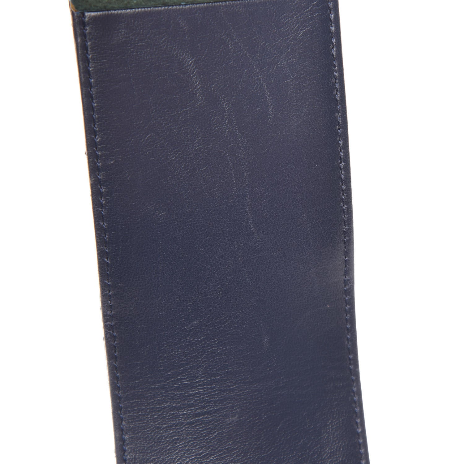 Chanel Calfskin Diamond Stitched Shoulder Bag Navy 10 of 14