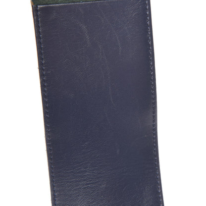 Chanel Calfskin Diamond Stitched Shoulder Bag Navy 10 of 14