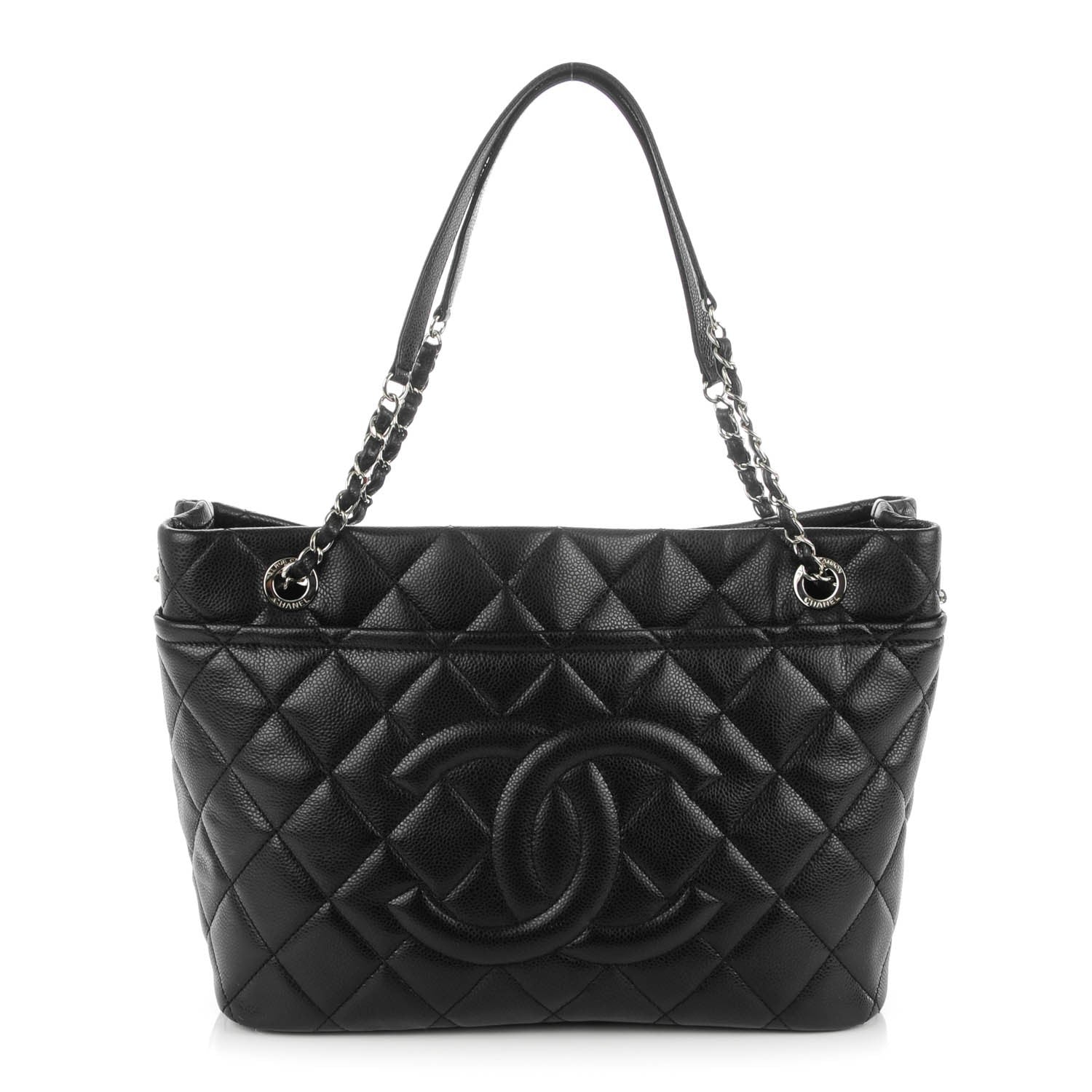 Chanel Caviar Quilted Timeless CC Soft Tote Black 1 of 7