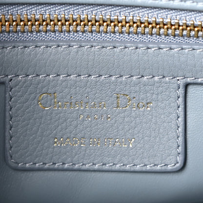 Christian Dior Calfskin Cannage Small Caro Bag Cloud Blue 6 of 10