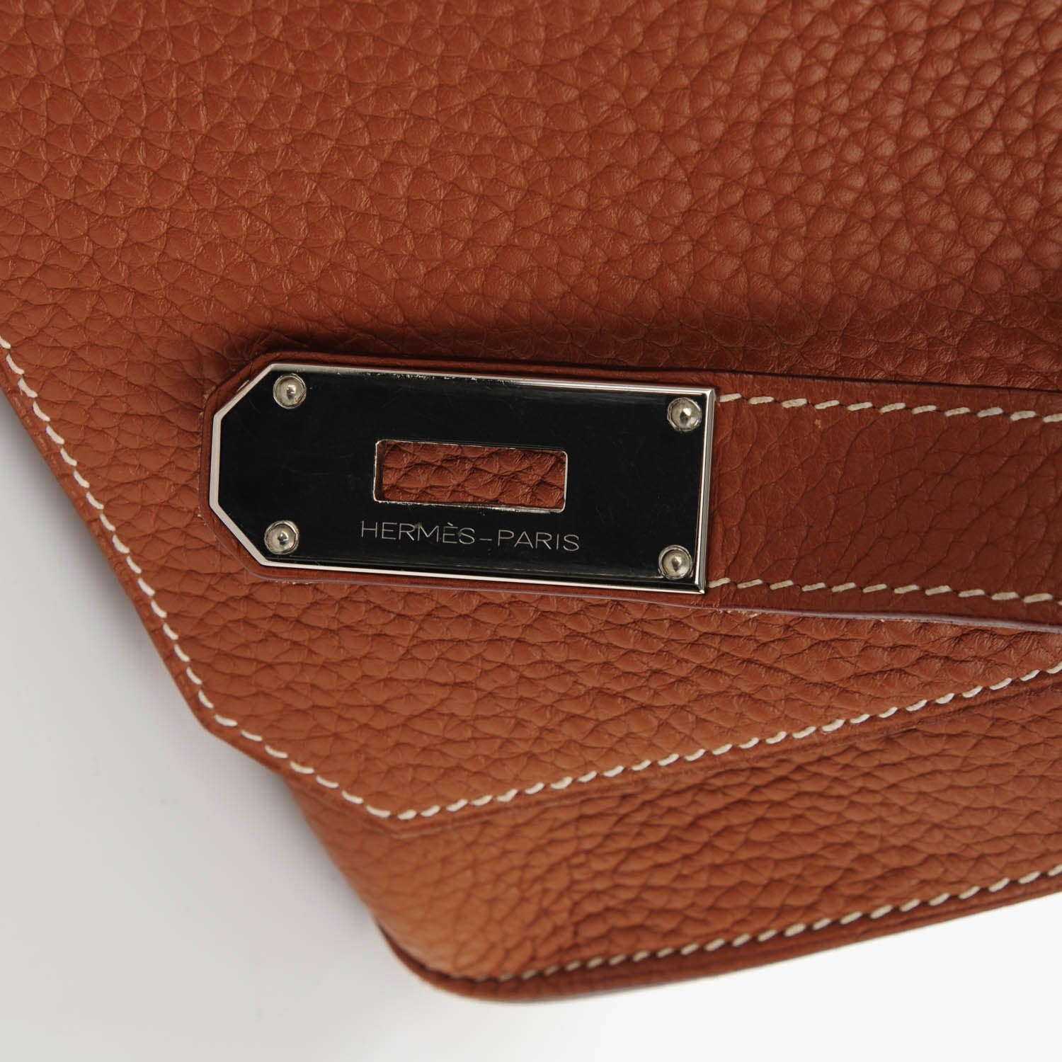Hermes Taurillon Clemence Jypsiere 34 Gold 11 of 12