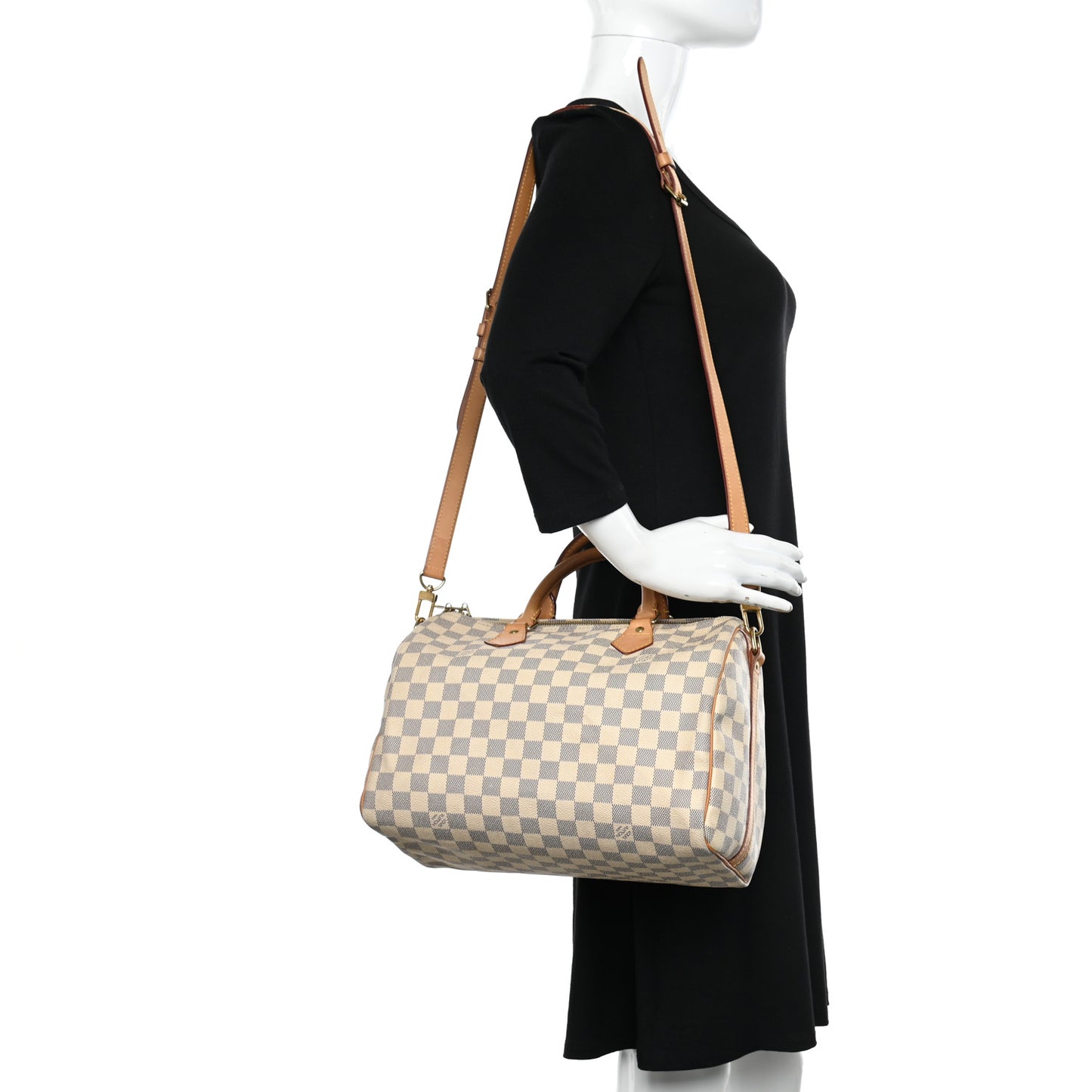 Damier Azur Speedy Bandouliere 30