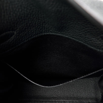 Hermes Taurillon Clemence Kelly Ado Backpack Black 6 of 17