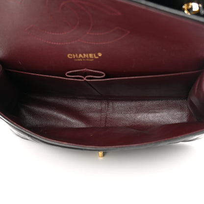 Chanel Lambskin Quilted Jumbo Double Flap Black 5 of 20