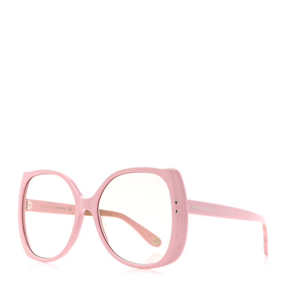 Gucci Acetate Oversize Square GG0472S Sunglasses Pink 1 of 8
